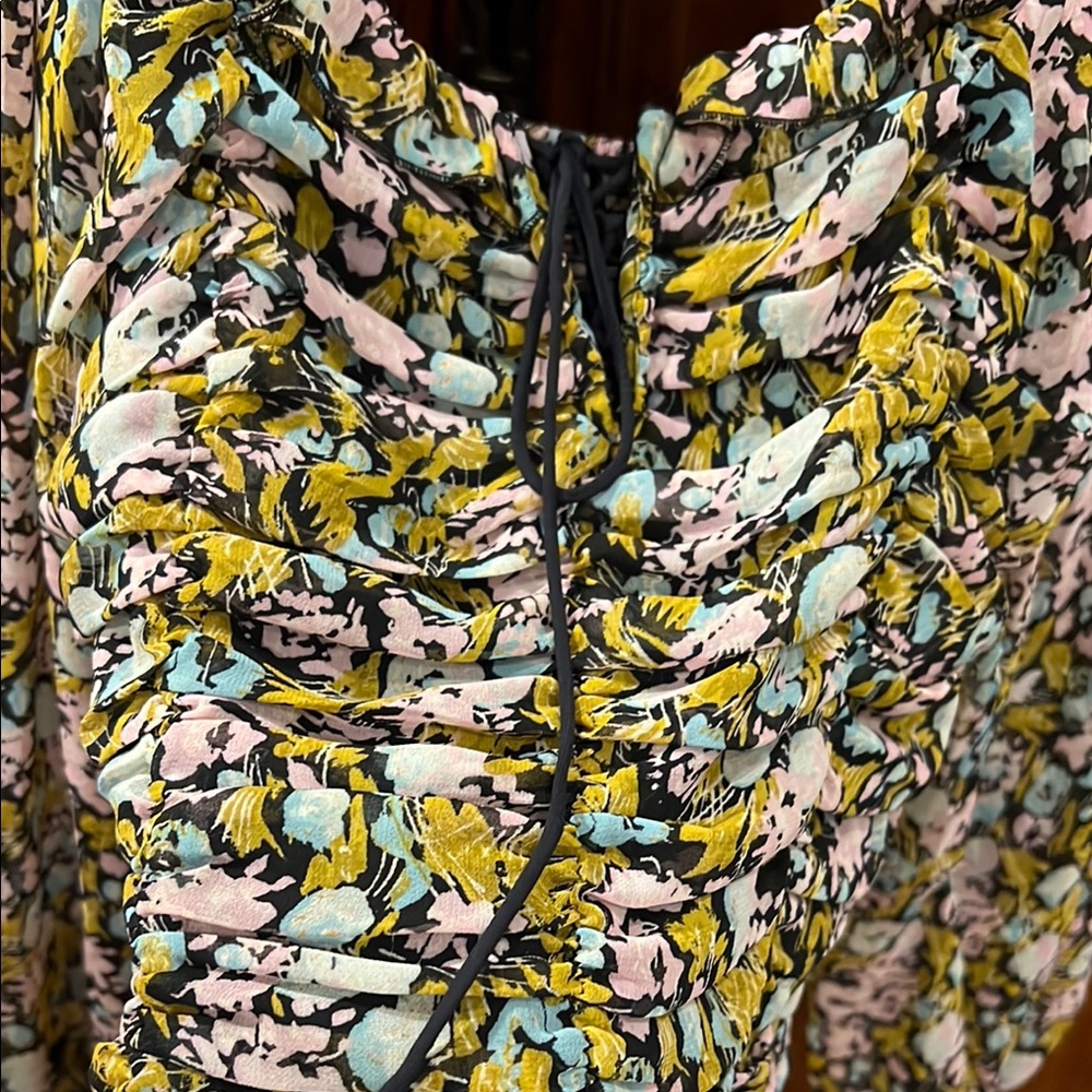 Free People Floral Print Women's Top - Multicolor - Picture 4 of 6